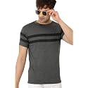 LEOTUDE - Men39s Cottonblen Half Sleeve Round