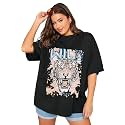 LEOTUDE Oversized Cotton Blend Half Sleeve Unisex