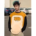 LEOTUDE Oversized Full Sleeve Cottonblend Graphic Printed