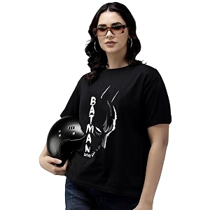 LEOTUDE Womens cotton Oversized Fit Oversized Half