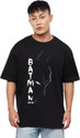 Leotude Printed Men Round Neck Black T-Shirt