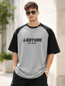 Leotude Printed Men Round Neck Grey T-Shirt