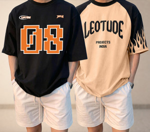Leotude Printed Men Round Neck Multicolor T-Shirt