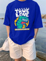 Leotude Printed Men Round Neck Multicolor T-Shirt