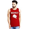 LEOTUDE Regular Fit Cotton Blend Sleeveless T-Shirt