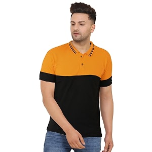 LEOTUDE Regular Fit Half Sleeve Matty Polo