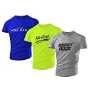 LEOTUDE Regular Fit Half Sleeve Round Neck