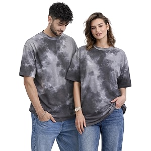 LEOTUDE Valentines Special Couple Matching Oversized Printed