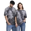 LEOTUDE Valentines Special Couple Matching Oversized Printed
