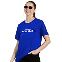 LEOTUDE Women39s BoyfriendLoose Fit Round Neck Half