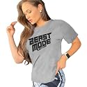 LEOTUDE Women39s Boyfriend-Loose Fit Round Neck Half