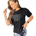 LEOTUDE Women39s Boyfriend-Loose Fit Round Neck Half