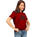 LEOTUDE Women39s Boyfriend-Loose Fit Round Neck Half