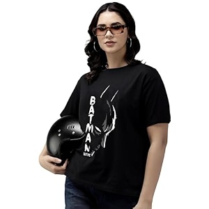 LEOTUDE Womens cotton Oversized Fit Oversized Half