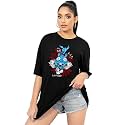 LEOTUDE Women39s Oversized Cottonblend Half Sleeve Round