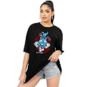 LEOTUDE Women39s Oversized Cottonblend Half Sleeve Round