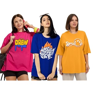 LEOTUDE Womens Short Sleeve with Round Neck