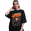 LEOTUDE Women Cottonblend Drop Shoulder Oversized Round