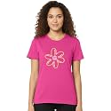 LEOTUDE Women Half Sleeve Loose Fit Cottonblend