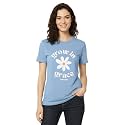 LEOTUDE Women Half Sleeve Loose Fit Cottonblend