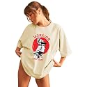 LEOTUDE Women39s Short Sleeve with Round Neck
