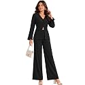 Leriya Fashion Co Ord Set for Women Stylish | Lycra Jacquard Cord Set for Women | Relaxed Fit V-Neck Full Sleeve Stretch Fabric | Casual Travel Office Everyday Coord Outfit for Woman | Dress for Woman