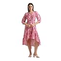 Leriya Fashion Dresses for Women Crepe Abstract