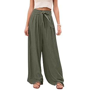 Leriya Fashion High Waist Palazzo Pants for