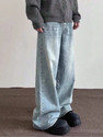Leriya Fashion Loose Fit Men Light Blue Jeans