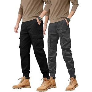 Leriya Fashion Mens Cargo Pants with Pockets