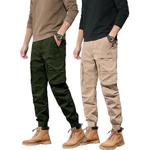 Leriya Fashion Mens Cargo Pants with Pockets
