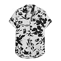 Leriya Fashion Men39s Leaves Regular Fit Shirt