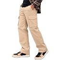 Leriya Fashion Men39s Loose Low-Rise Baggy Cargo