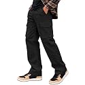 Leriya Fashion Men39s Loose Low-Rise Baggy Cargo