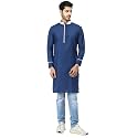 Leriya Fashion Men39s Slub Cotton pathan Suit