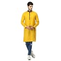 Leriya Fashion Men39s Slub Cotton pathan Suit
