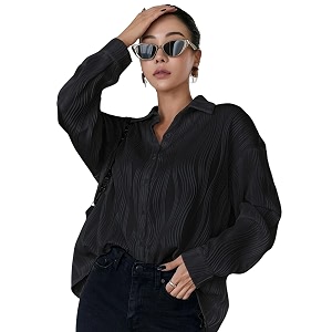 leriya fashion oversized shirt for women  shirt for women stylish western  long shirt for women