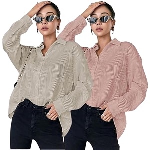 leriya fashion oversized shirt for women  shirt for women stylish western  long shirt for women