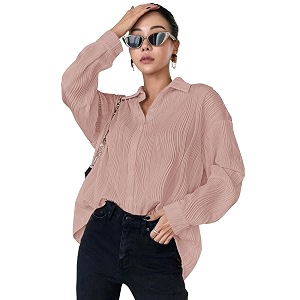 leriya fashion oversized shirt for women  shirt for women stylish western  long shirt for women