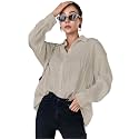 Leriya Fashion Oversized Shirt for Women | Shirt for Women Stylish Western | Long Shirt for Women
