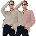 Leriya Fashion Oversized Shirt for Women | Shirt for Women Stylish Western | Long Shirt for Women