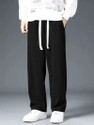 Leriya Fashion Regular Fit Men Black Trousers