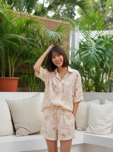 leriya fashion shirt regular shorts co-ords set