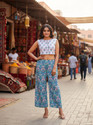 Leriya Fashion Top Palazzos Co-ords Set
