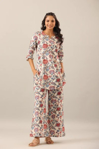 leriya fashion tunic palazzos co-ords set