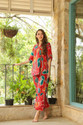 Leriya Fashion Tunic Pant Co-ords Set