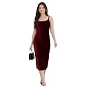 Leriya Fashion Velvet Western Dress for Women