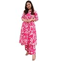 Leriya Fashion Women39s Cotton Printed A-Line Kurti