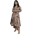 Leriya Fashion Women39s Cotton Printed A-Line Kurti