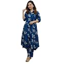 Leriya Fashion Women39s Cotton Printed A-Line Kurti